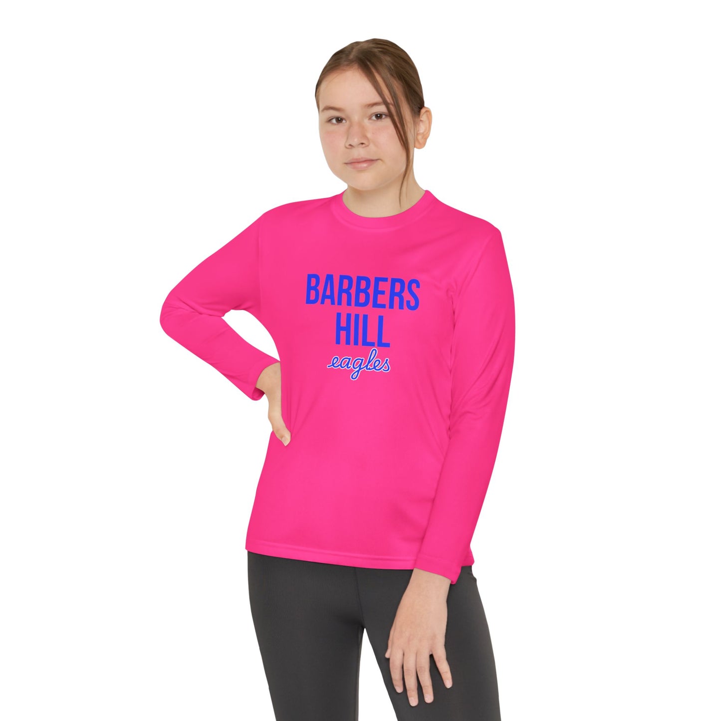 Barbers Hill Youth Long Sleeve Performance Tee