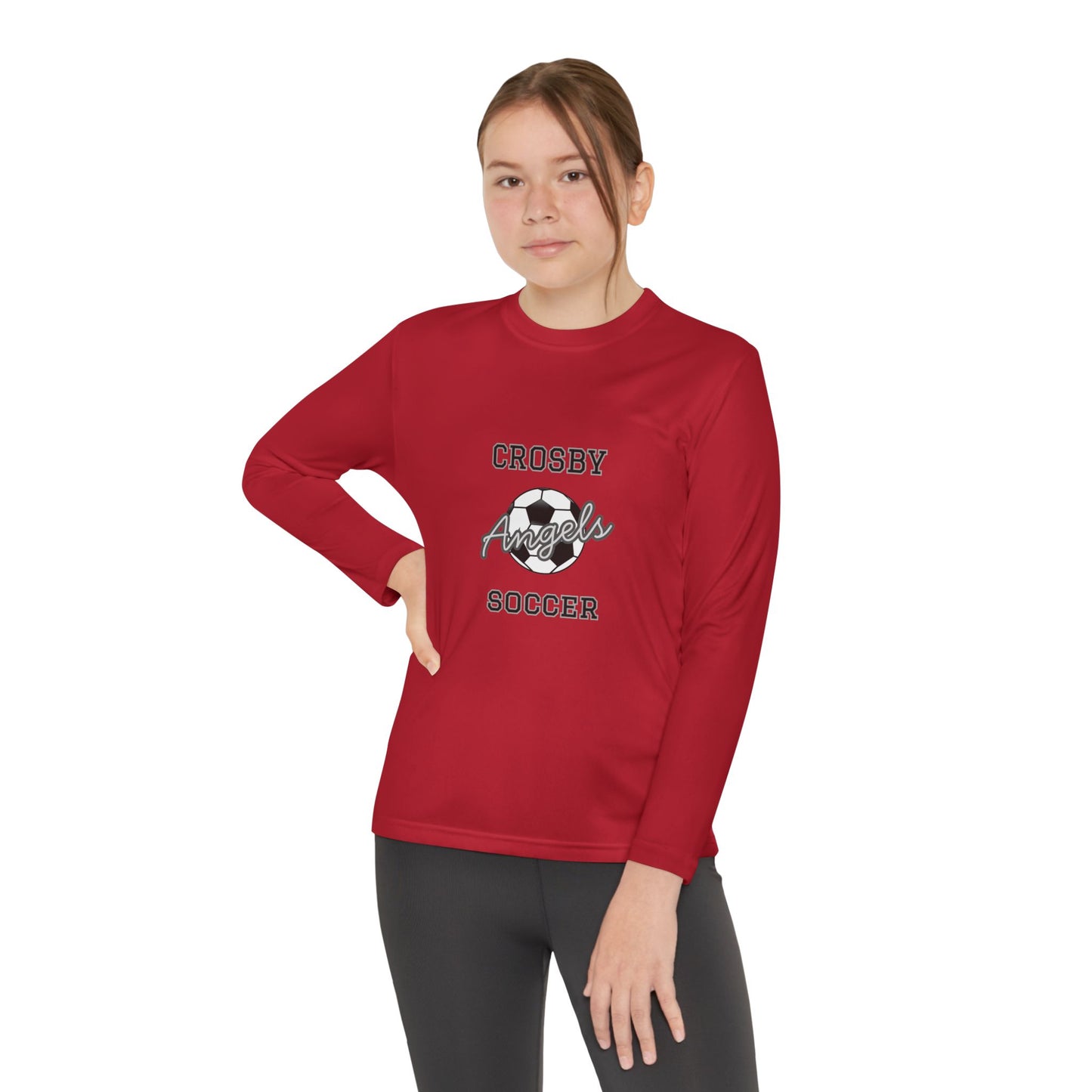 Crosby Angels Youth Performance Long Sleeve