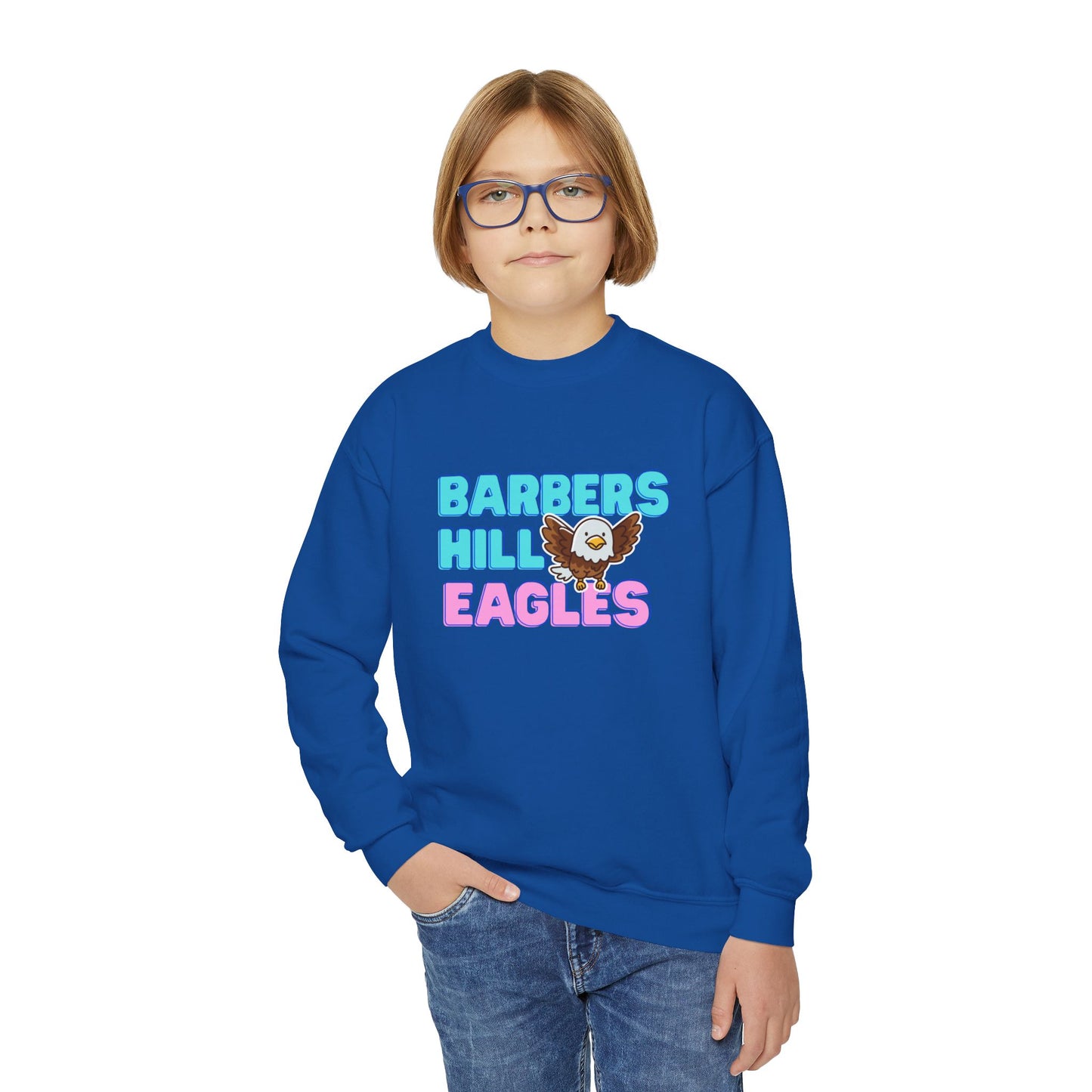 Pink Eagles Youth Sweatshirt