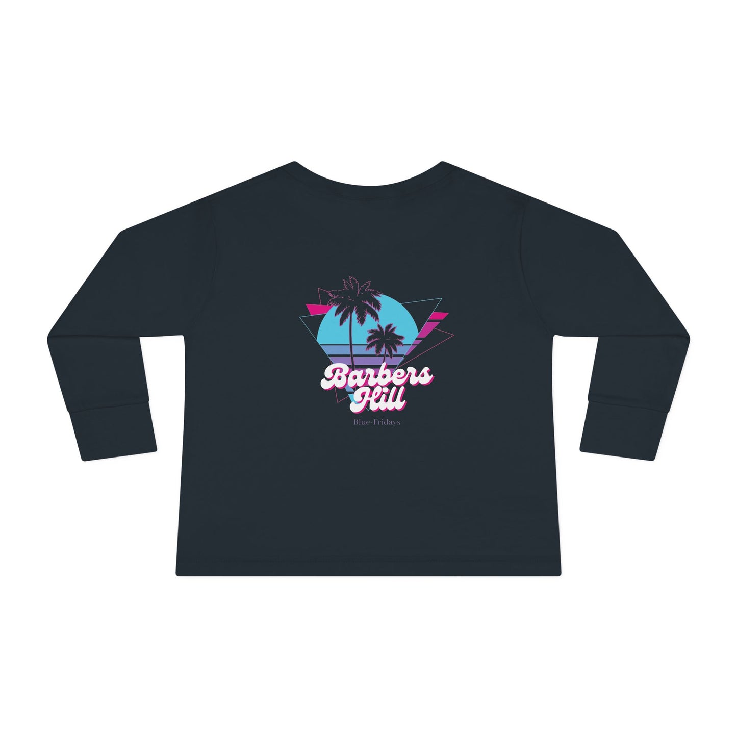 Barbers Hill Vibes Toddler Long Sleeve Performance Tee