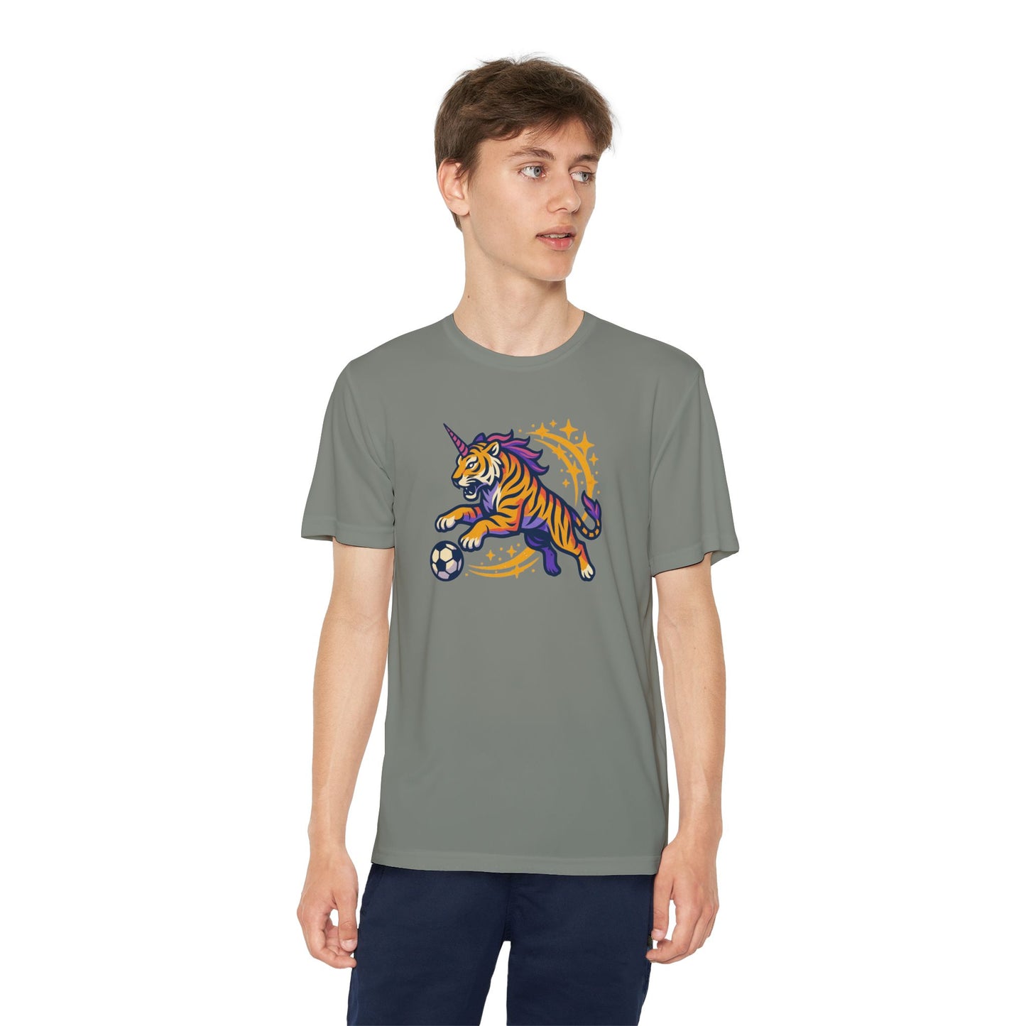 Unicorn Tigers Youth Performance Tee