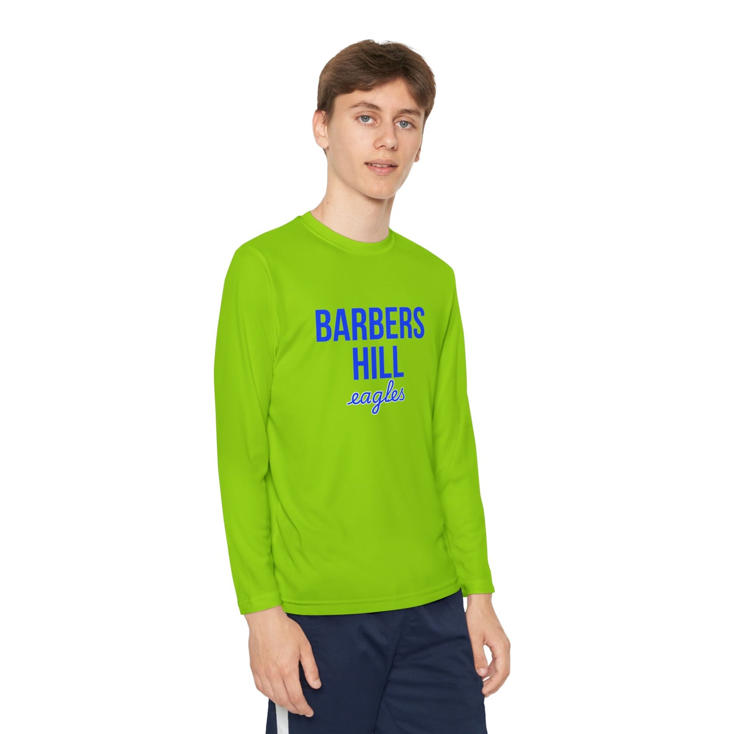 Barbers Hill Youth Long Sleeve Performance Tee