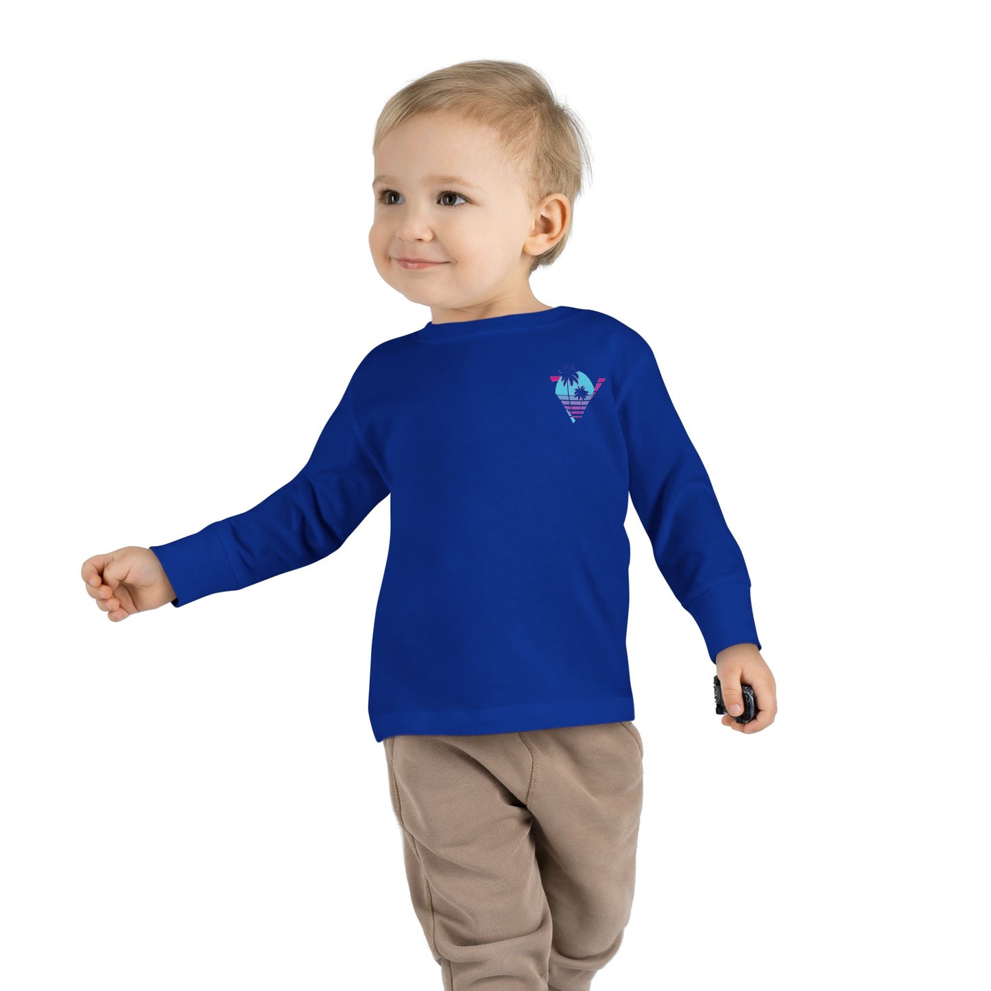 Barbers Hill Vibes Toddler Long Sleeve Performance Tee