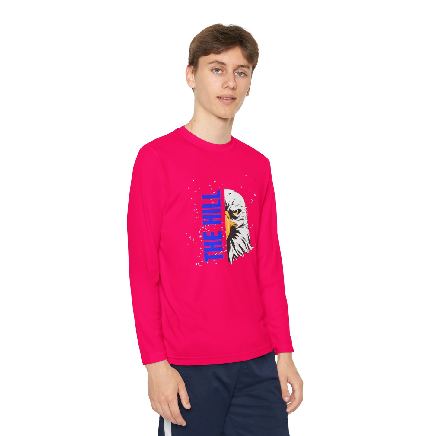 Splatter Paint Youth Performance Long Sleeve