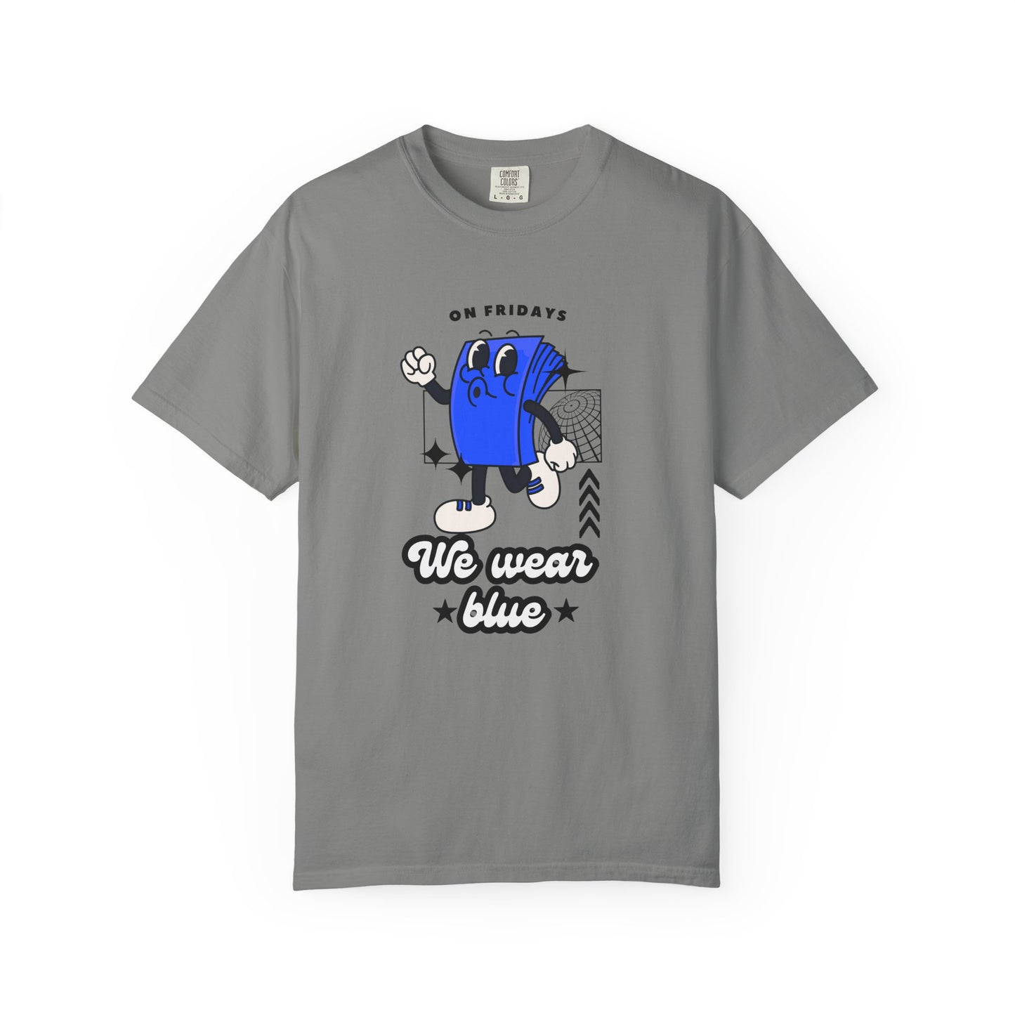 We Wear Blue Retro Tee