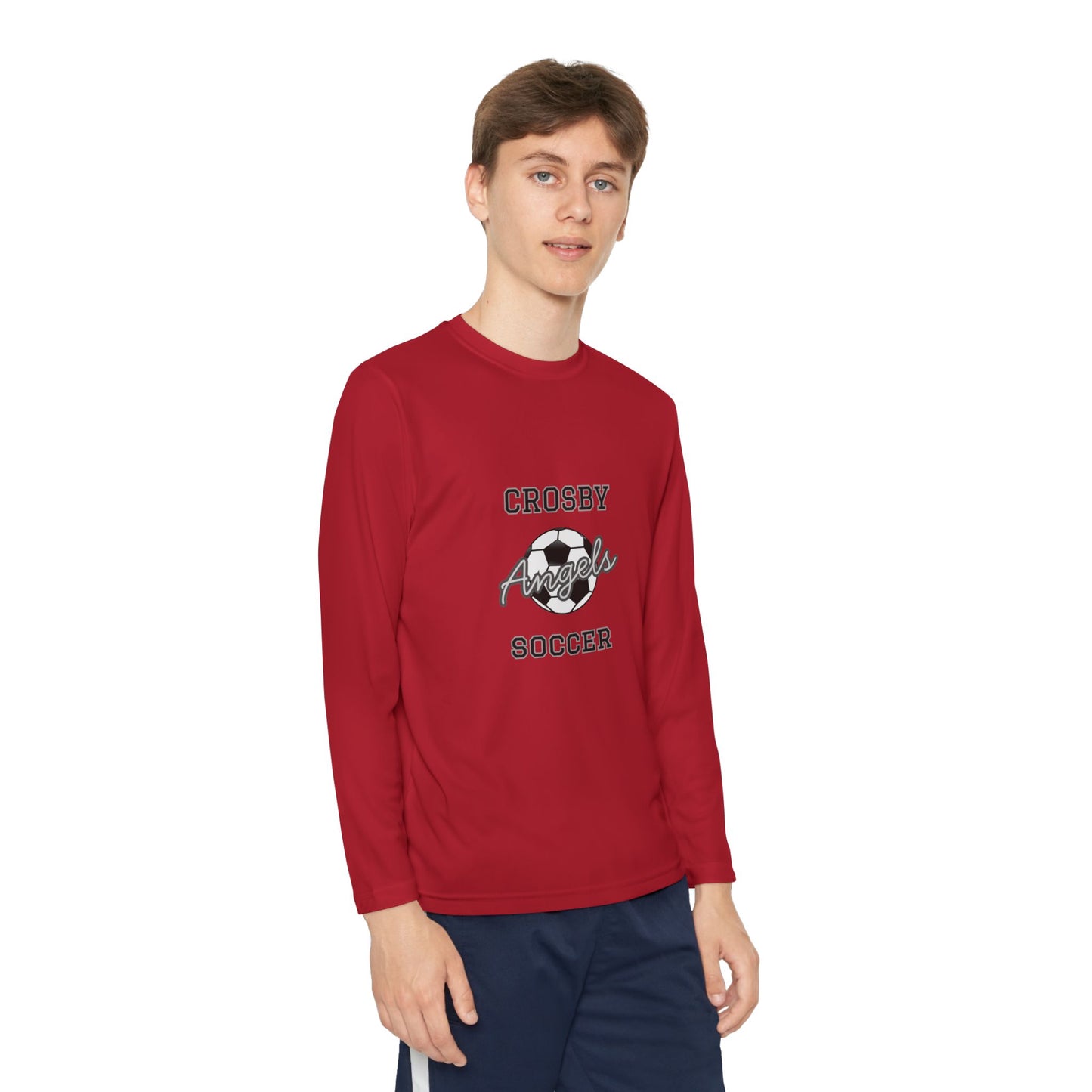 Crosby Angels Youth Performance Long Sleeve
