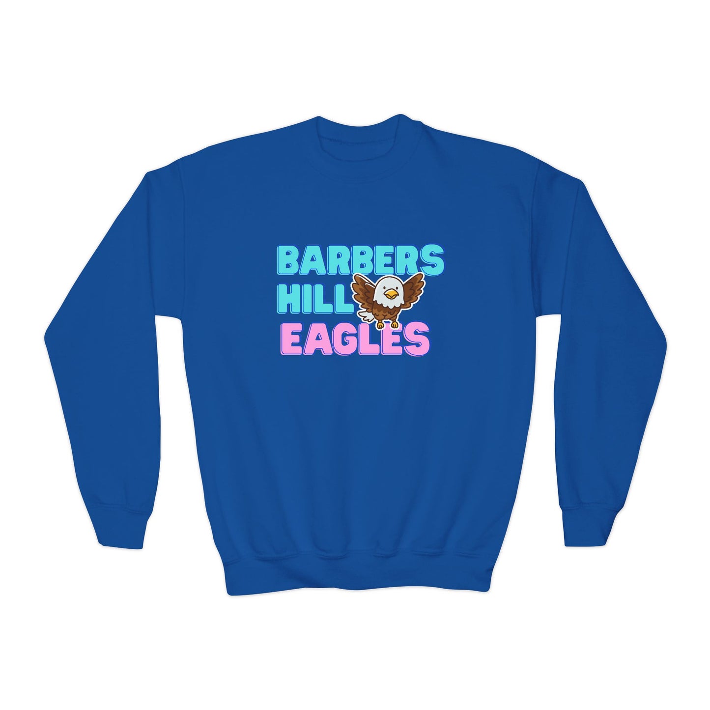 Pink Eagles Youth Sweatshirt
