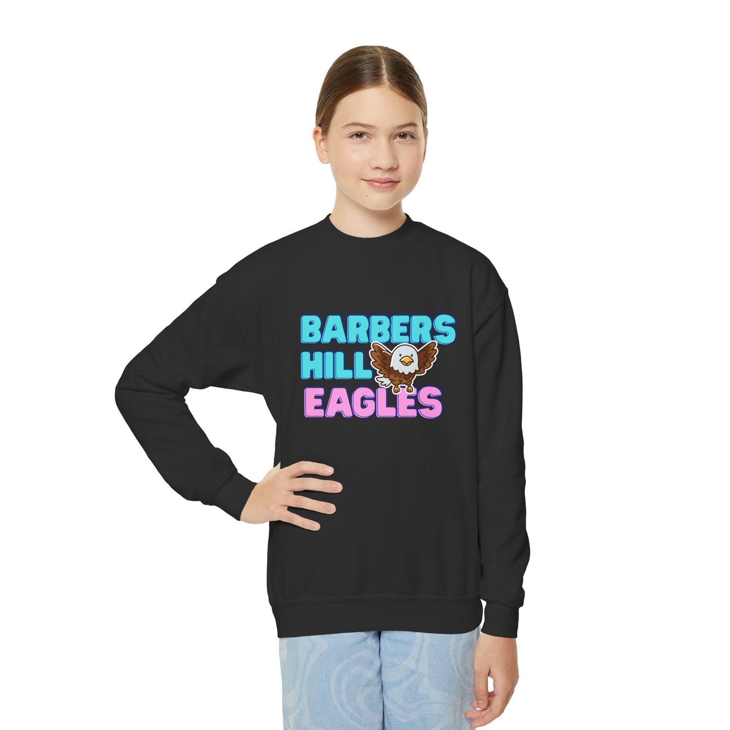 Pink Eagles Youth Sweatshirt