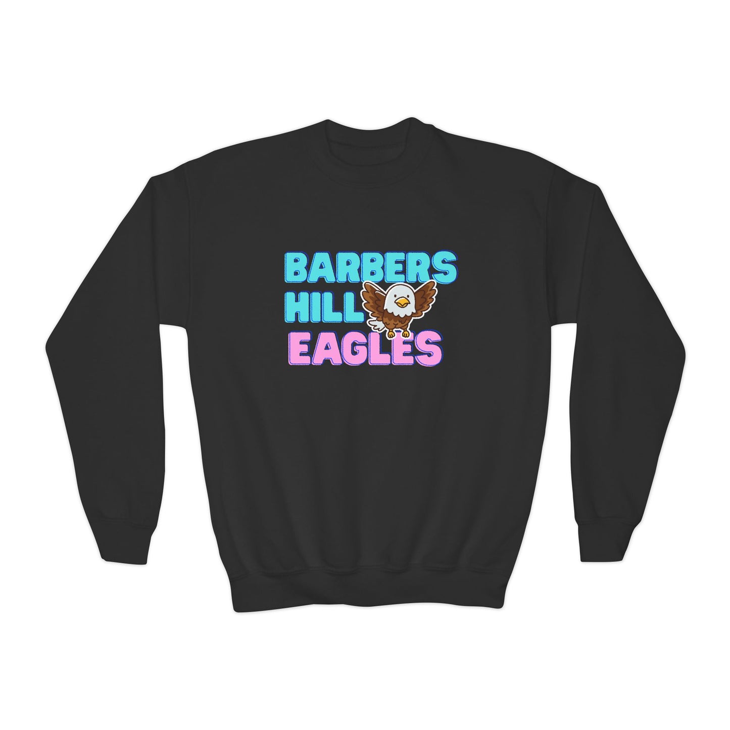 Pink Eagles Youth Sweatshirt