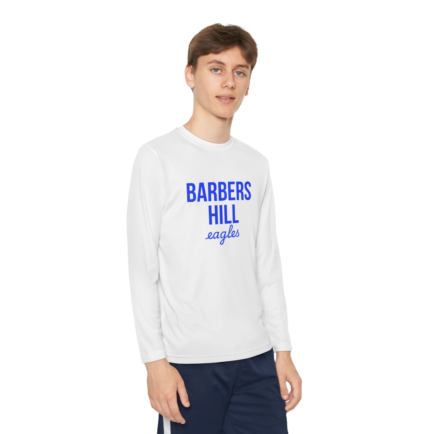 Barbers Hill Youth Long Sleeve Performance Tee