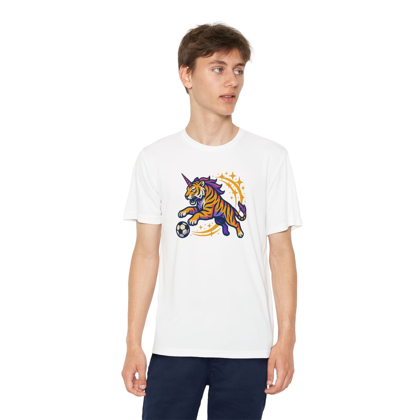 Unicorn Tigers Youth Performance Tee