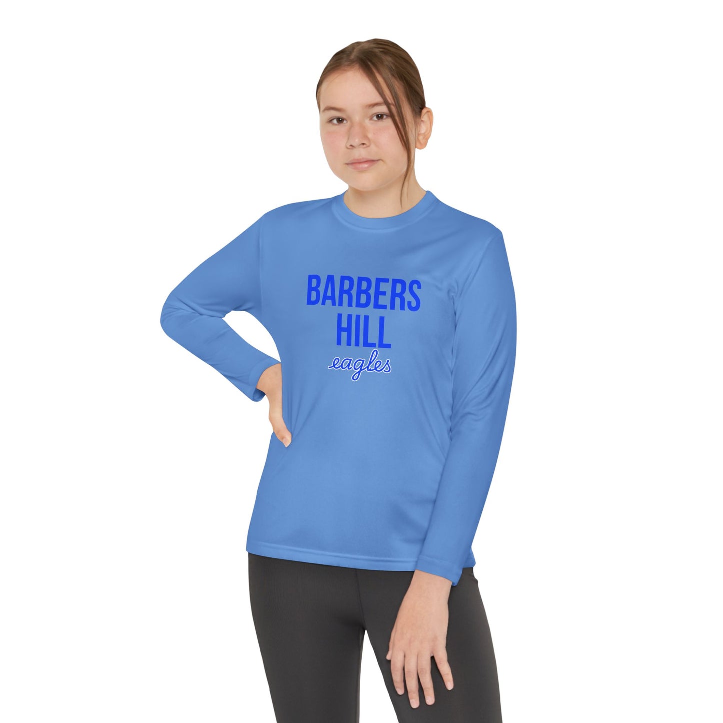 Barbers Hill Youth Long Sleeve Performance Tee