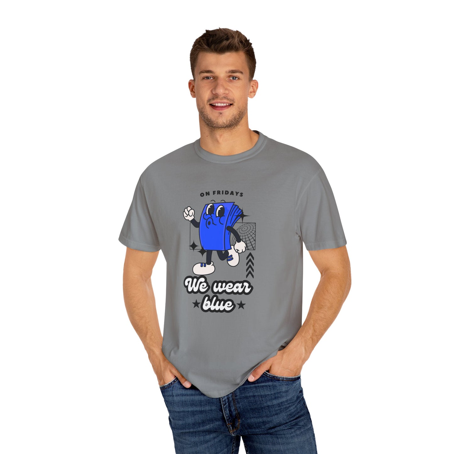 We Wear Blue Retro Tee