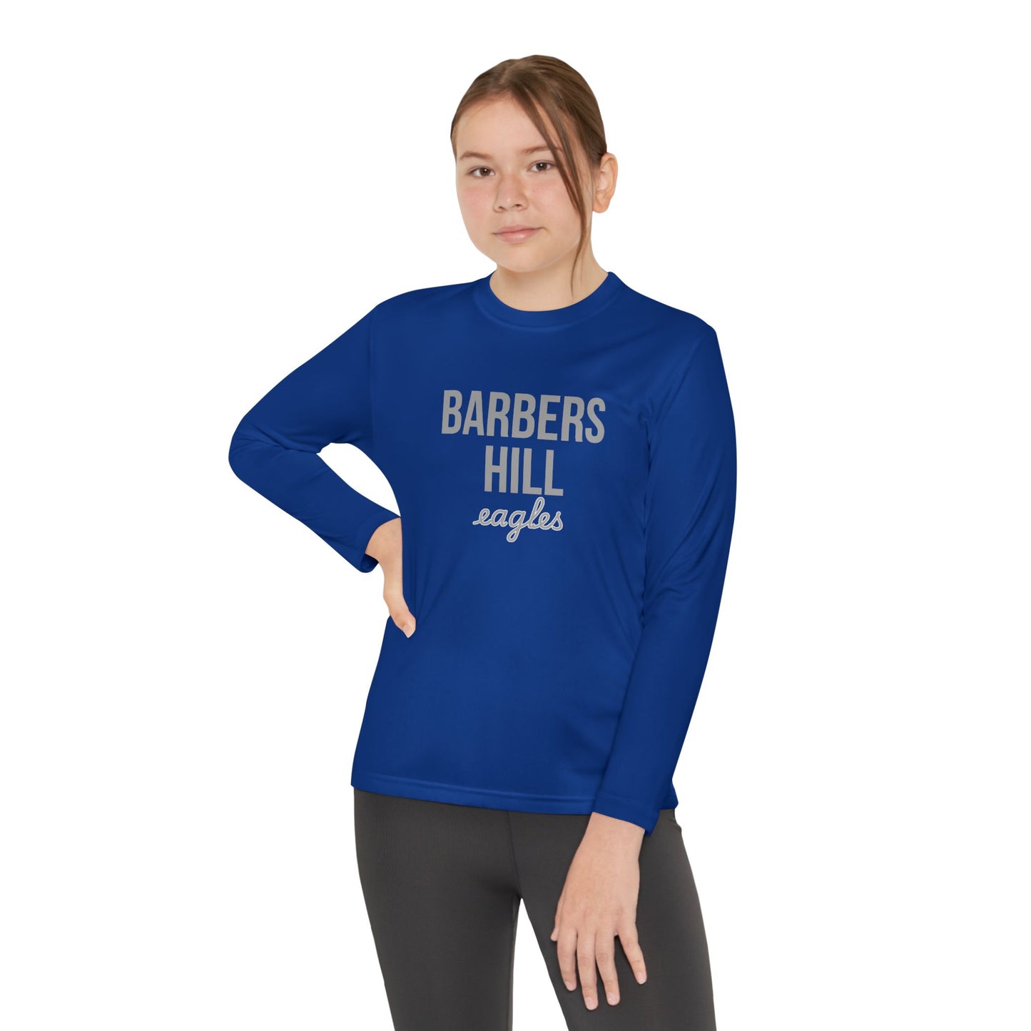 Barbers Hill Youth Long Sleeve Performance Tee