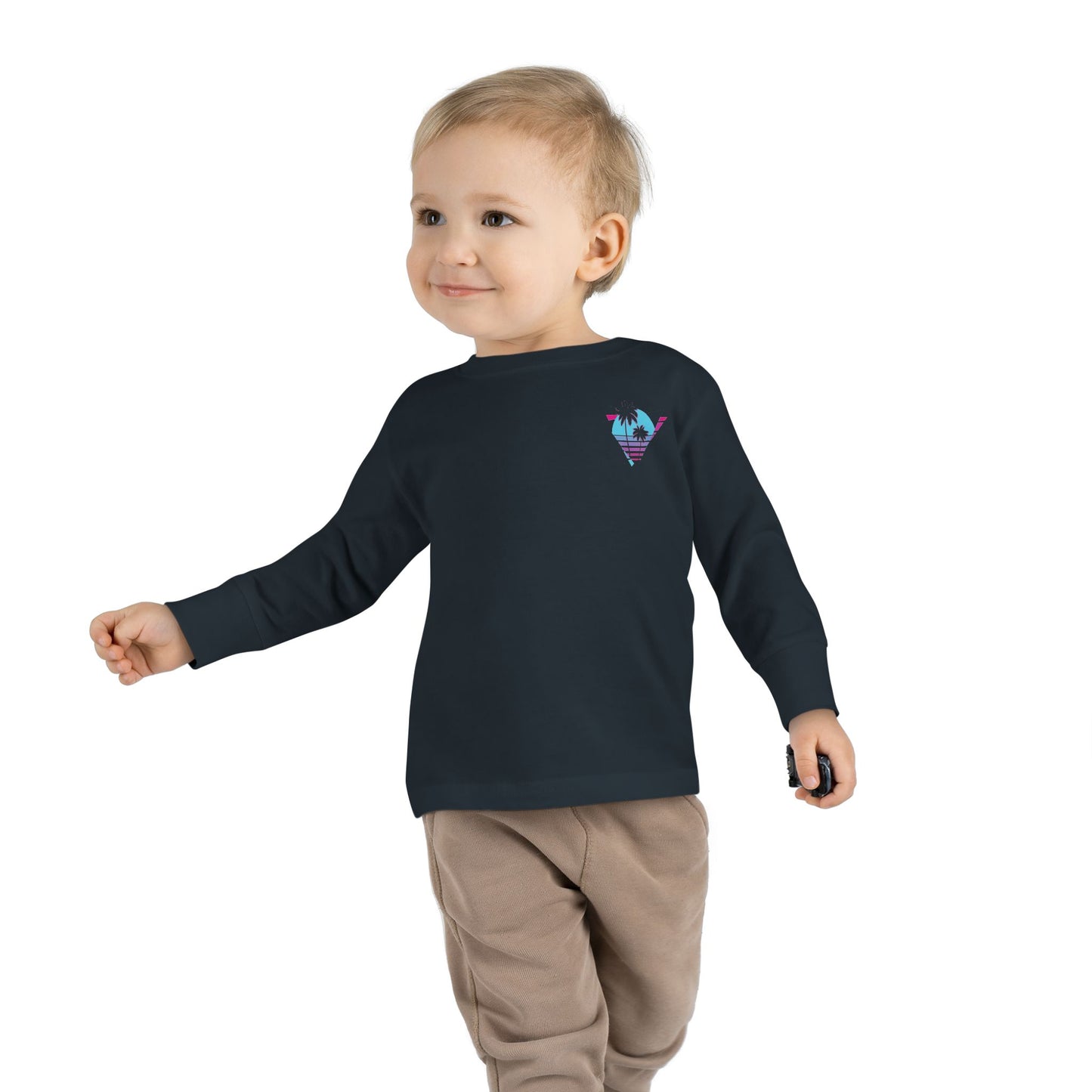 Barbers Hill Vibes Toddler Long Sleeve Performance Tee