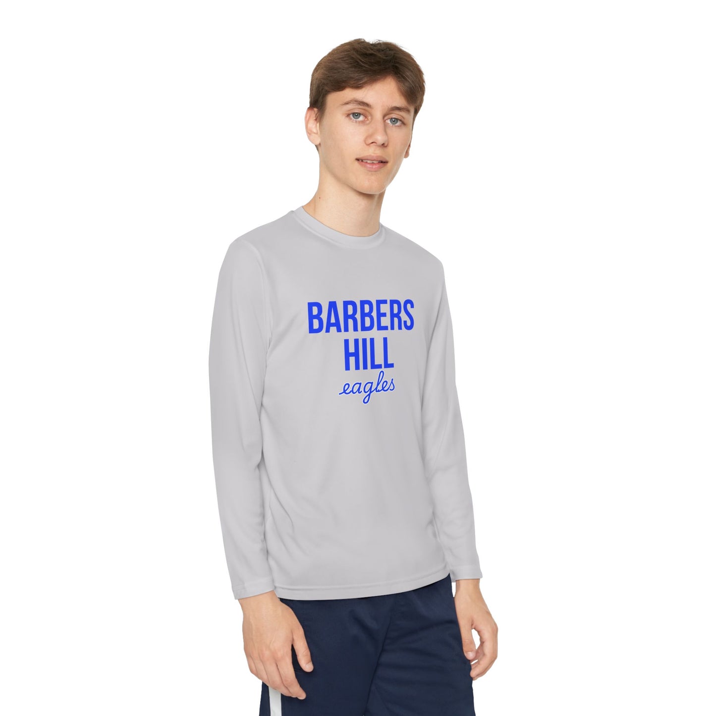 Barbers Hill Youth Long Sleeve Performance Tee