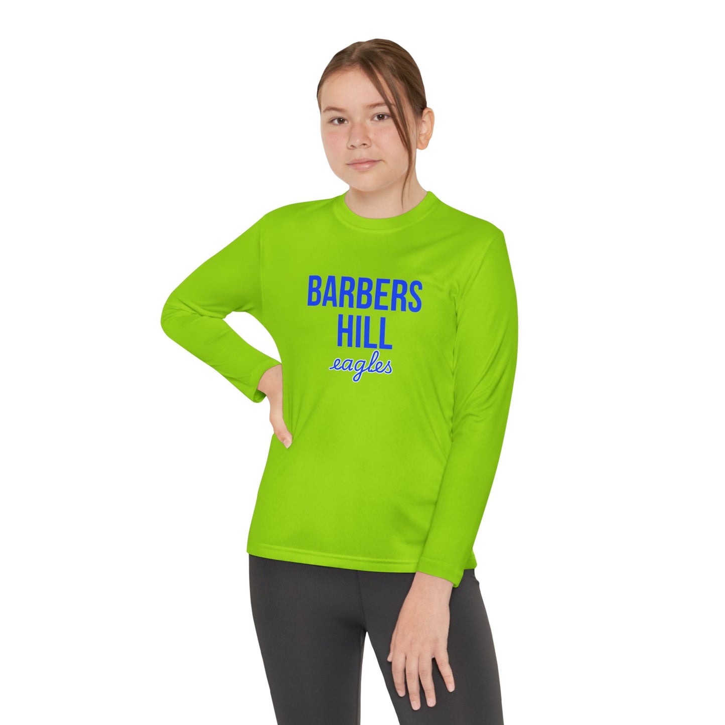 Barbers Hill Youth Long Sleeve Performance Tee