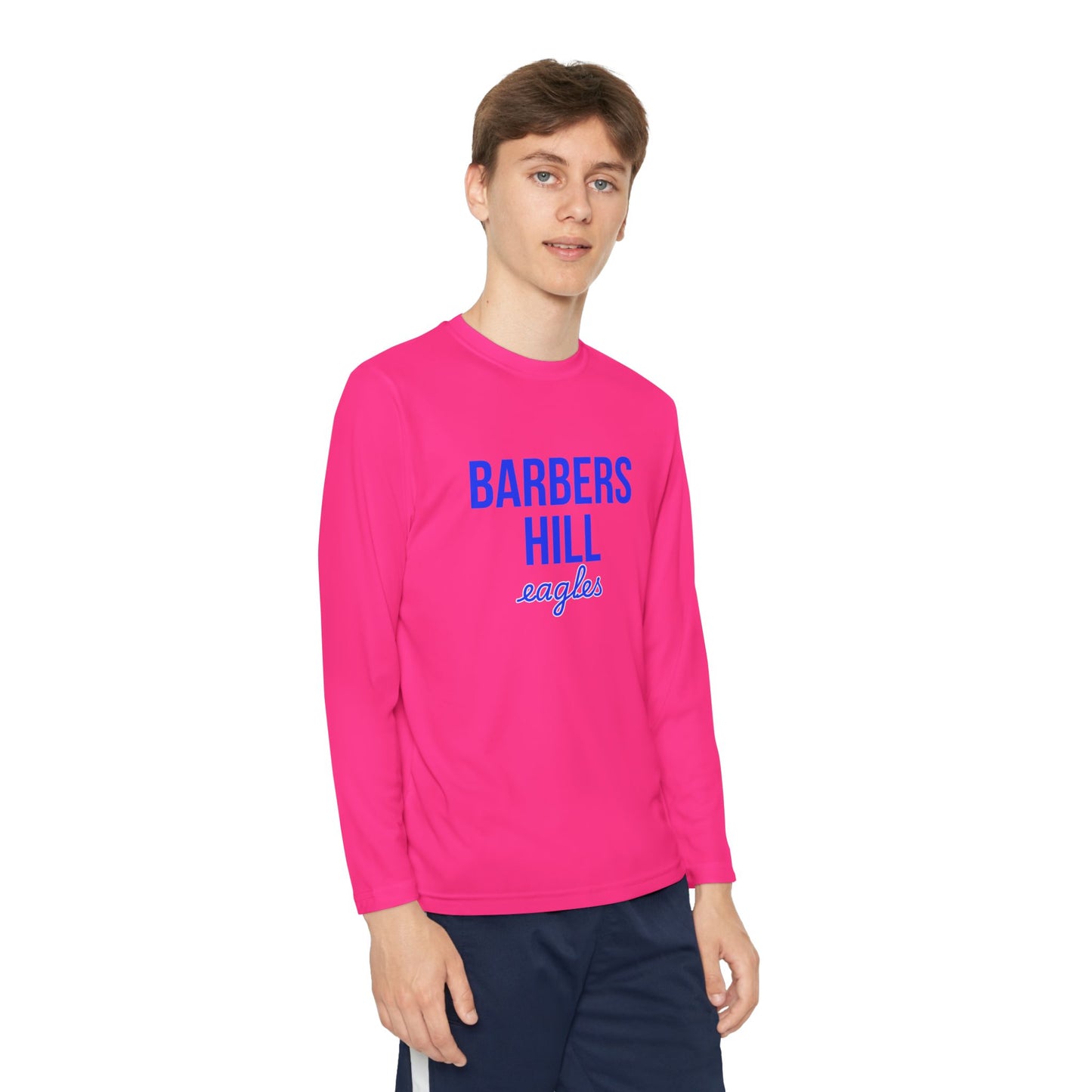 Barbers Hill Youth Long Sleeve Performance Tee