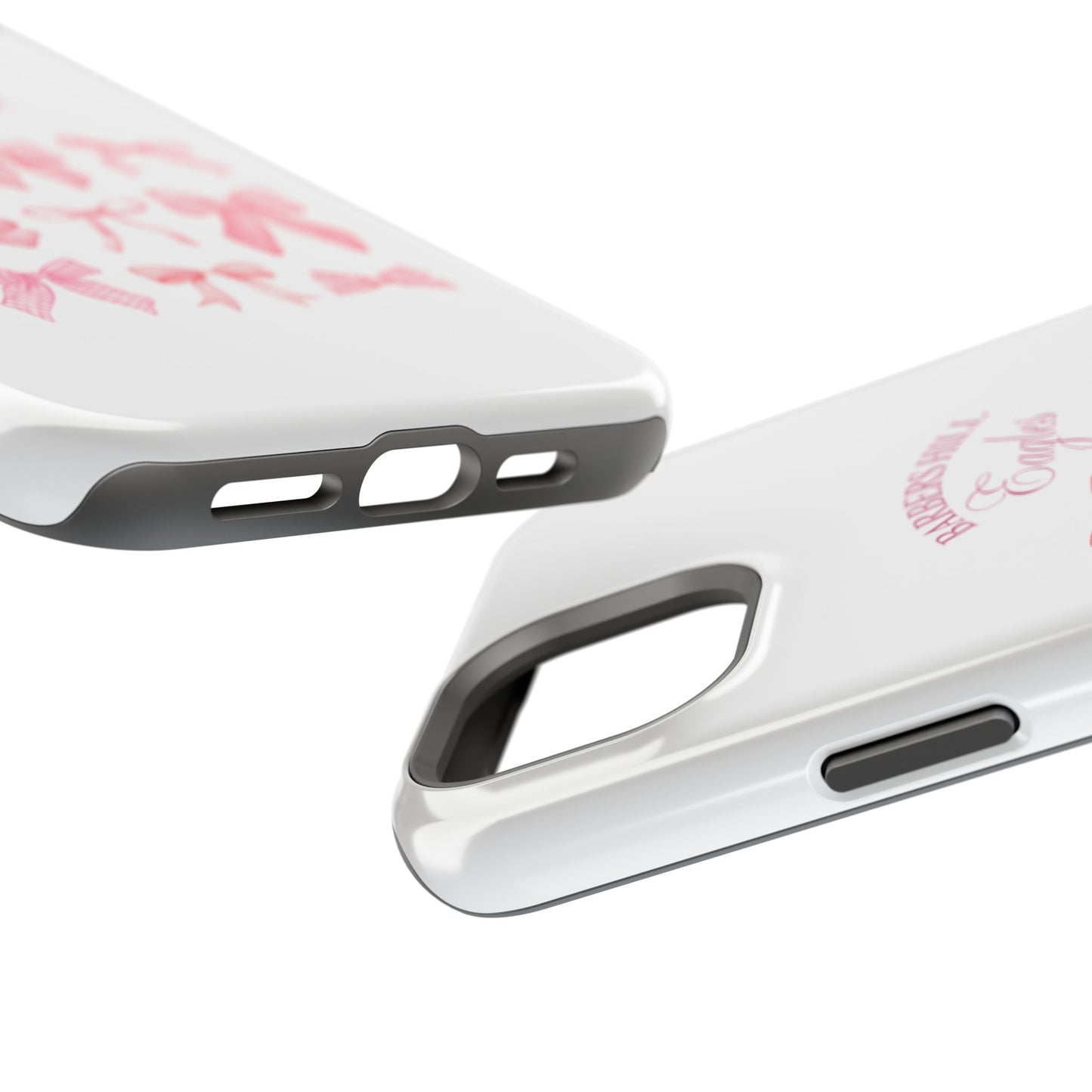 Pink Bow Impact-Resistant Case