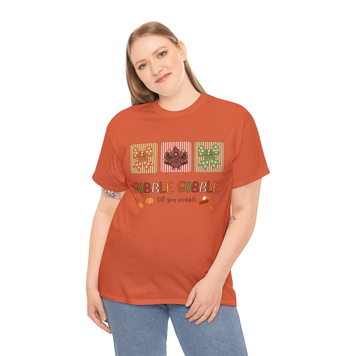 Thanksgiving 'Gobble Gobble' Turkey Tee
