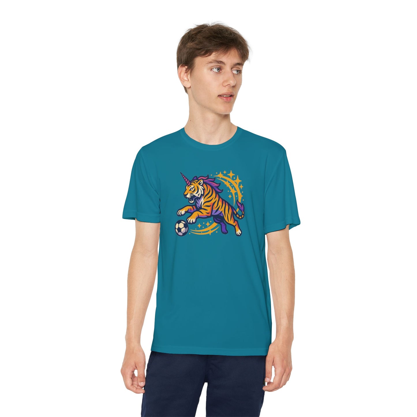 Unicorn Tigers Youth Performance Tee