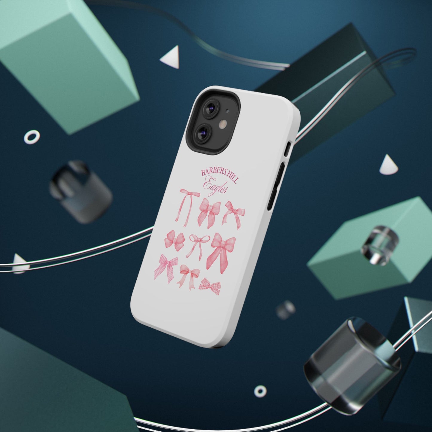 Pink Bow Impact-Resistant Case