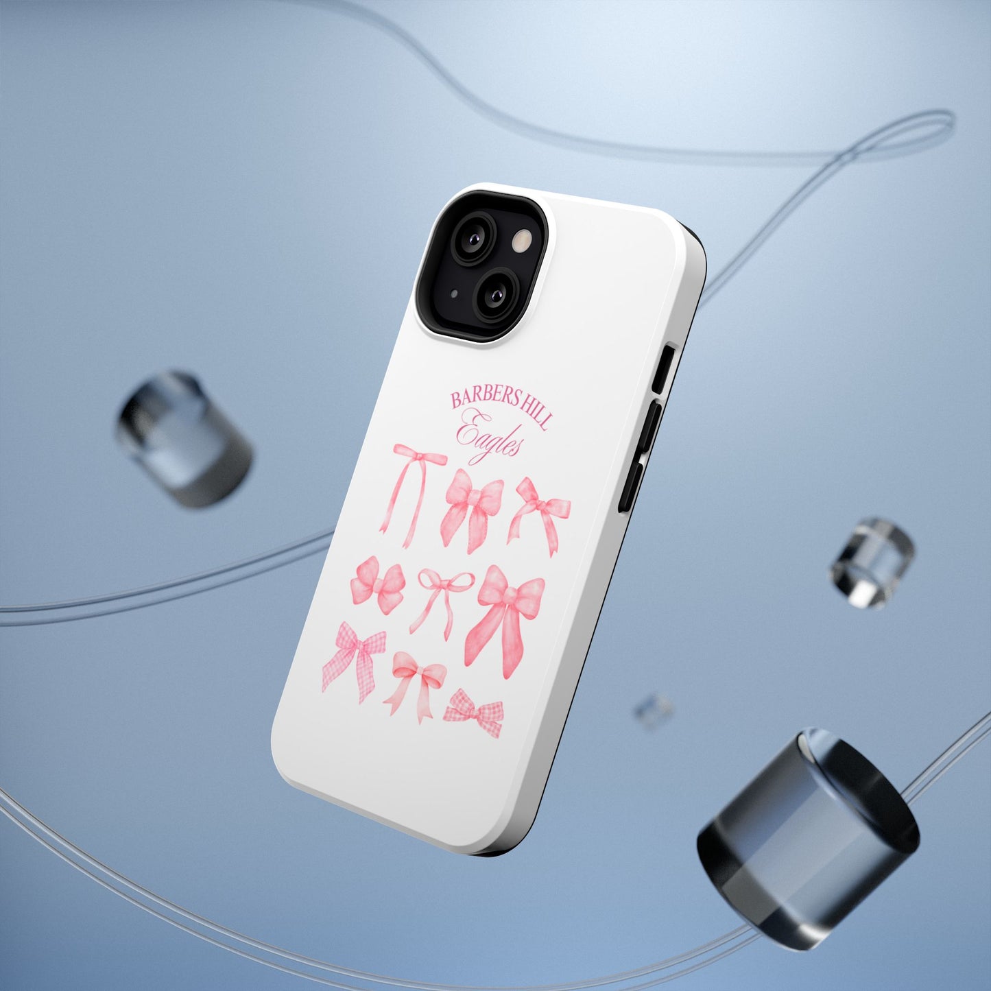 Pink Bow Impact-Resistant Case