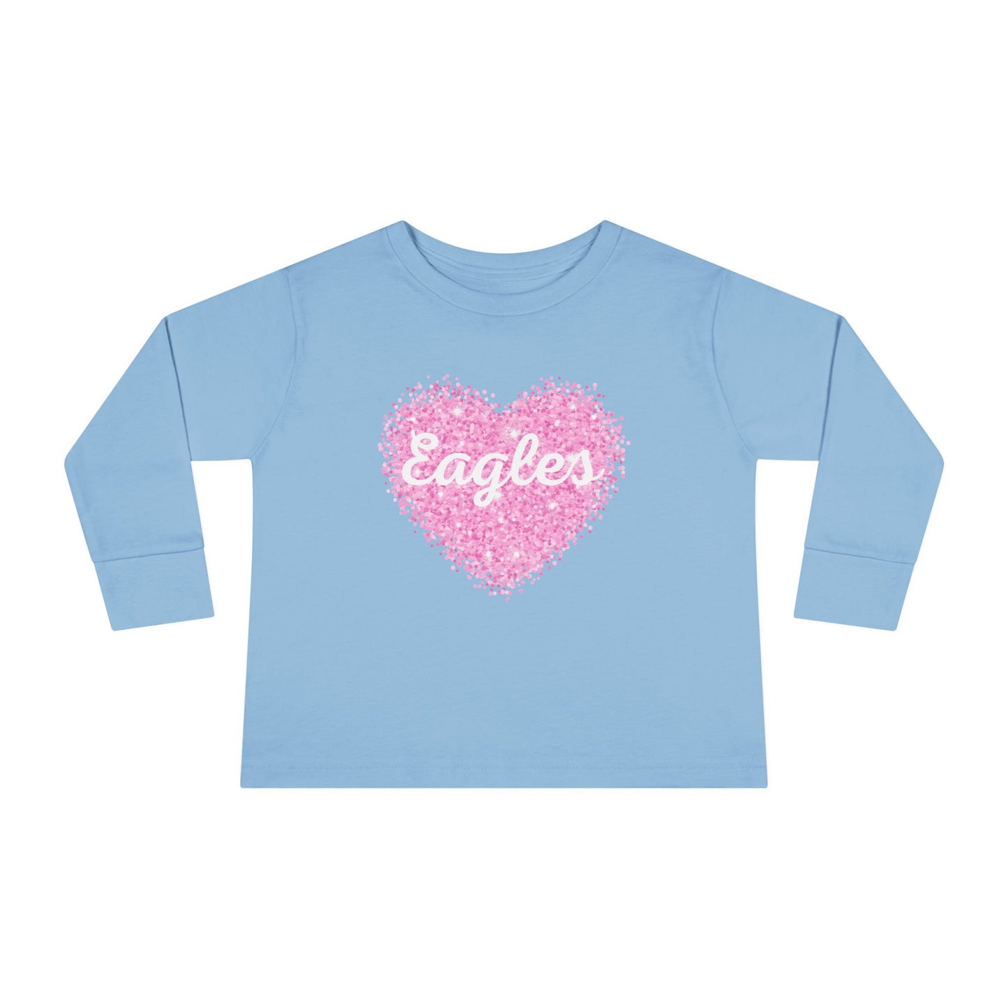 Glitter Heart Toddler Long Sleeve