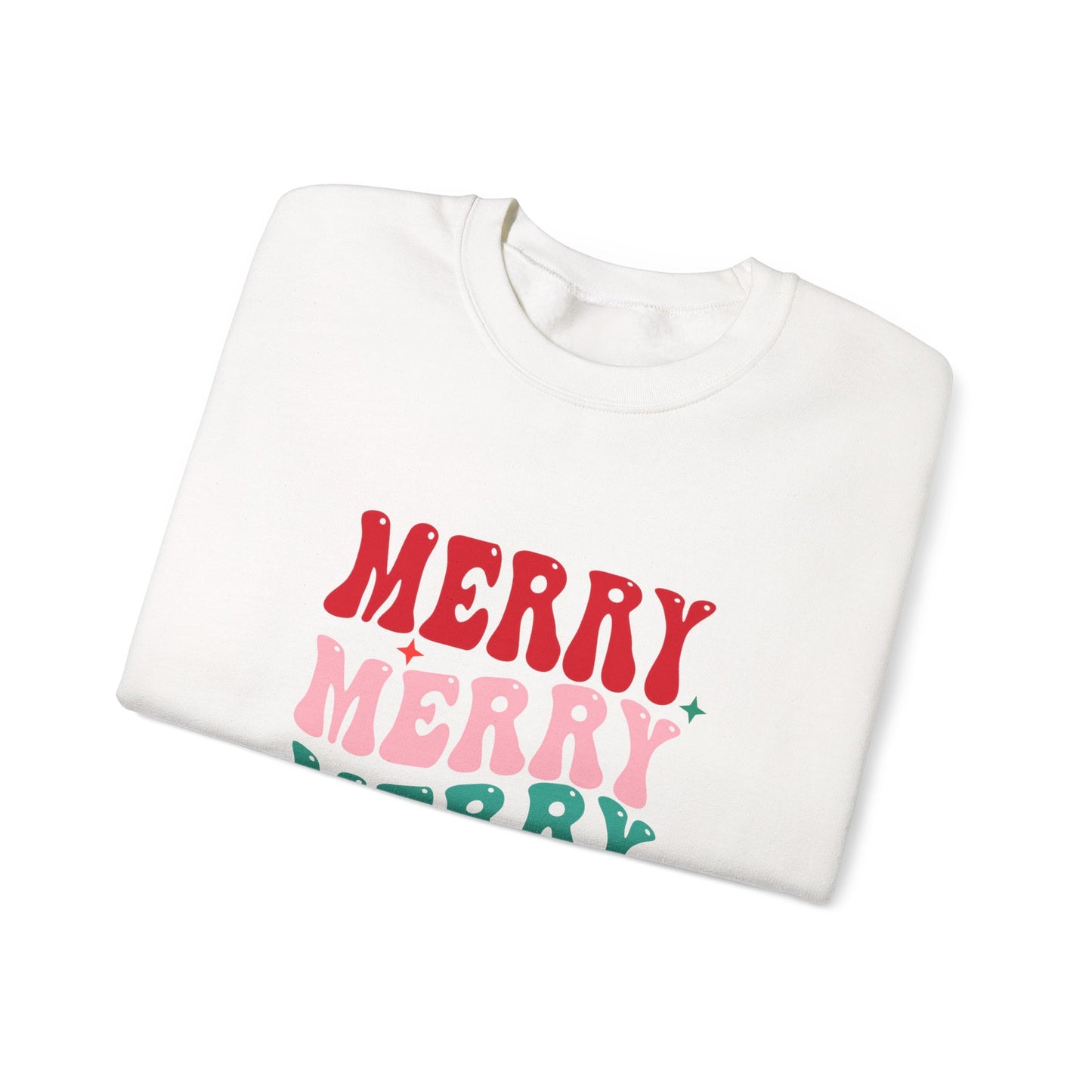 Merry Merry Merry Christmas Sweatshirt