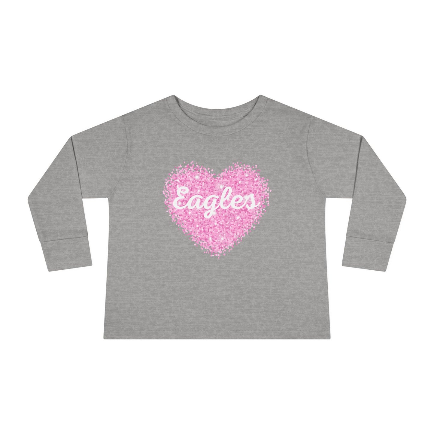 Glitter Heart Toddler Long Sleeve