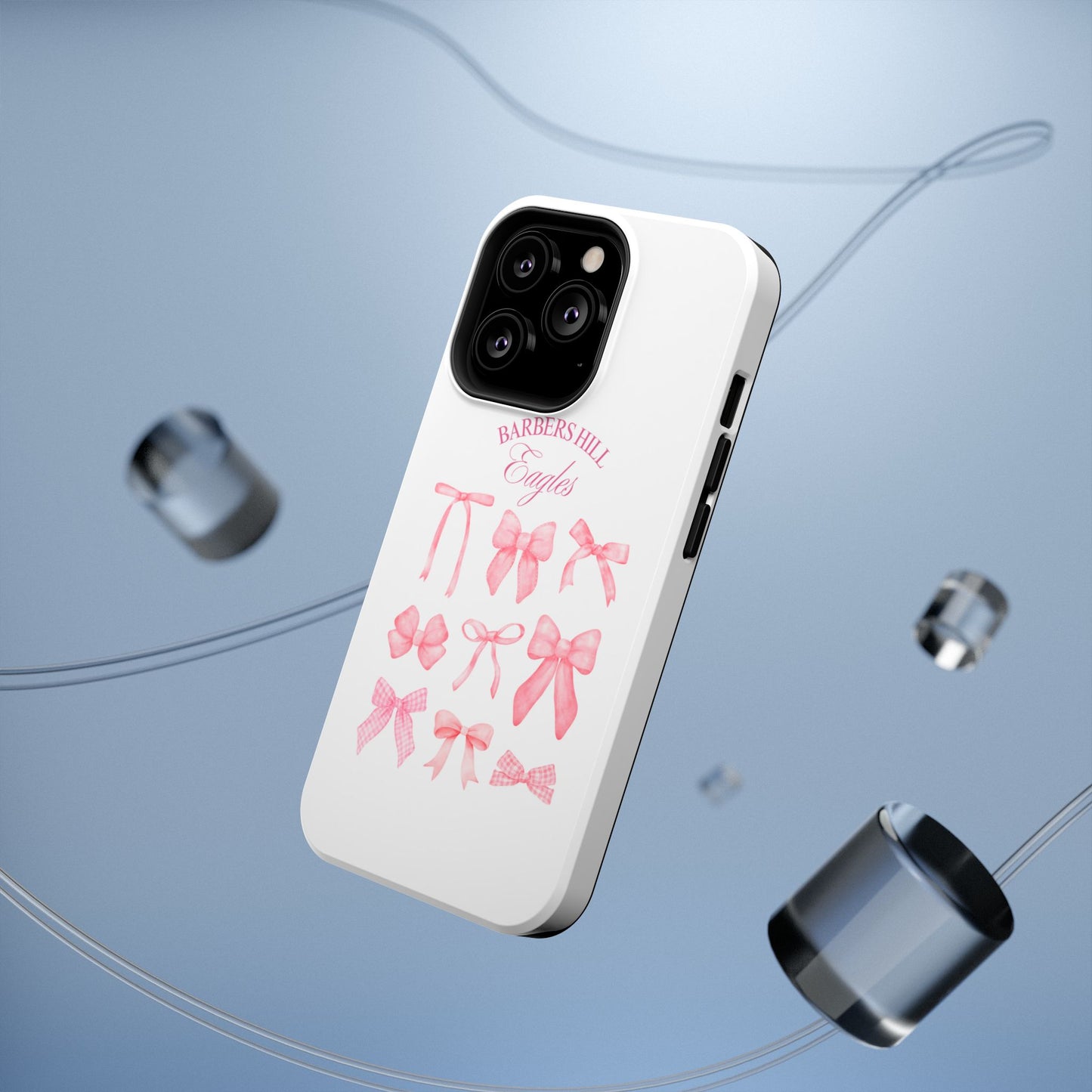 Pink Bow Impact-Resistant Case