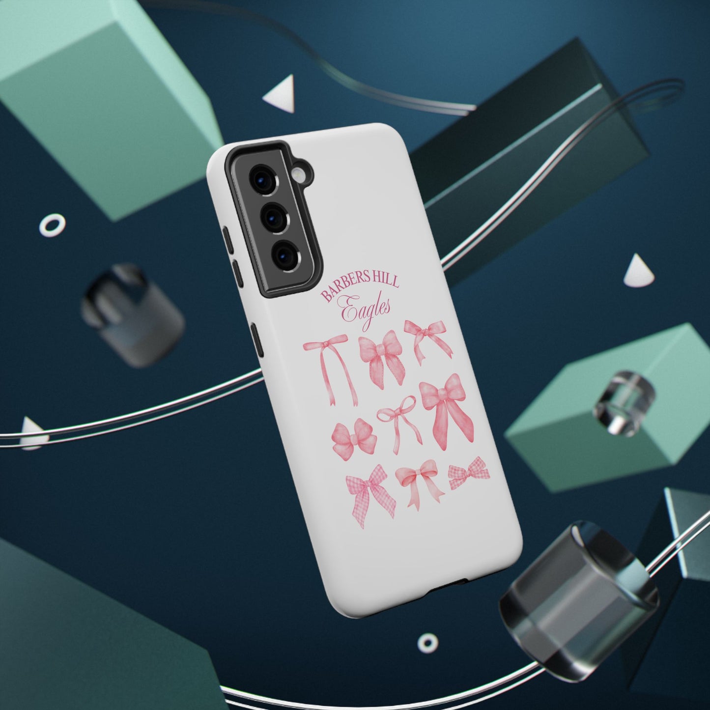 Pink Bow Impact-Resistant Case