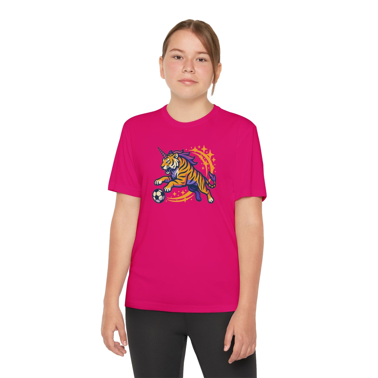 Unicorn Tigers Youth Performance Tee