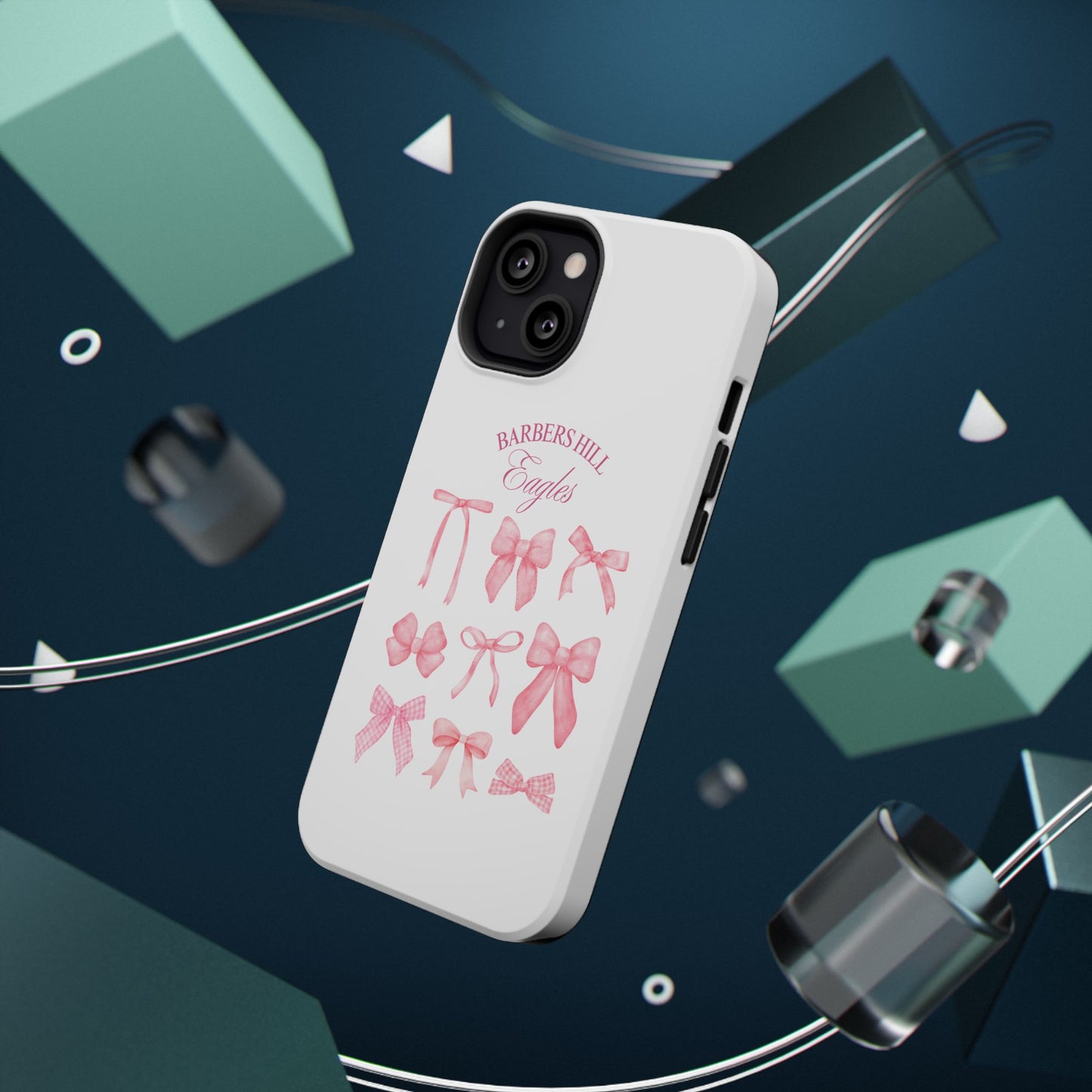 Pink Bow Impact-Resistant Case