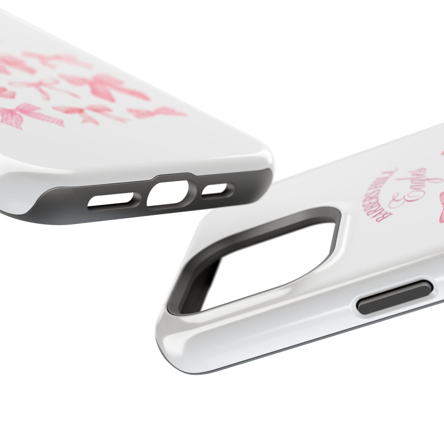 Pink Bow Impact-Resistant Case