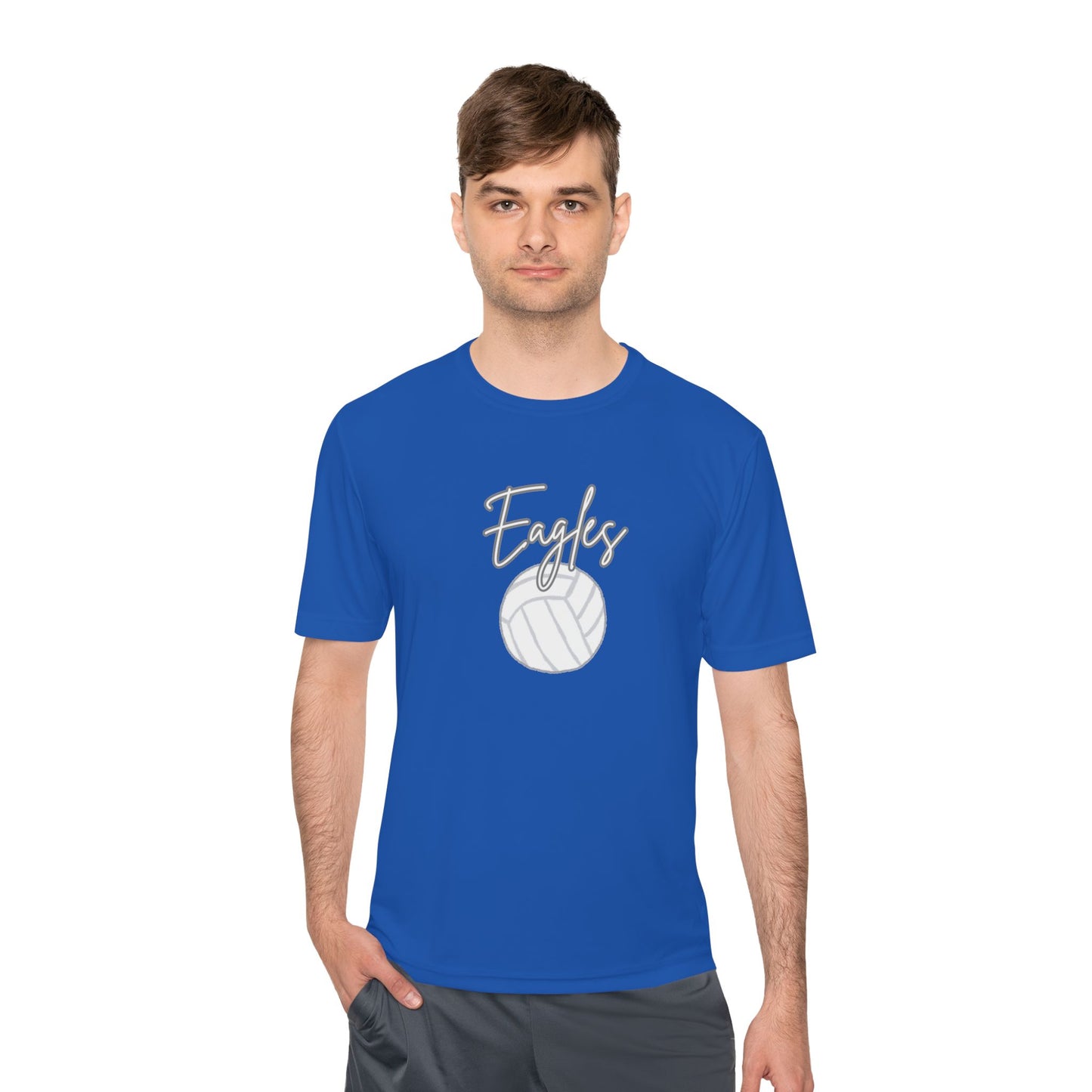 Customizable Eagle Volleyball Performance Tee