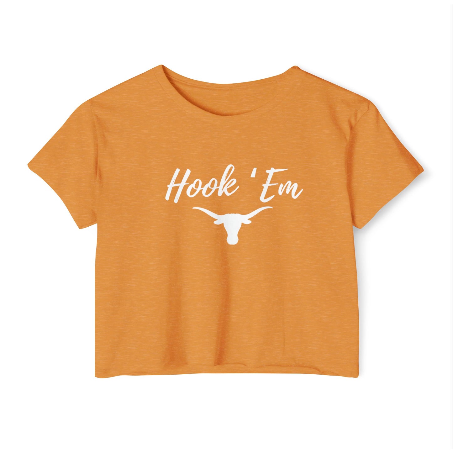 Hook 'Em Cropped Tee