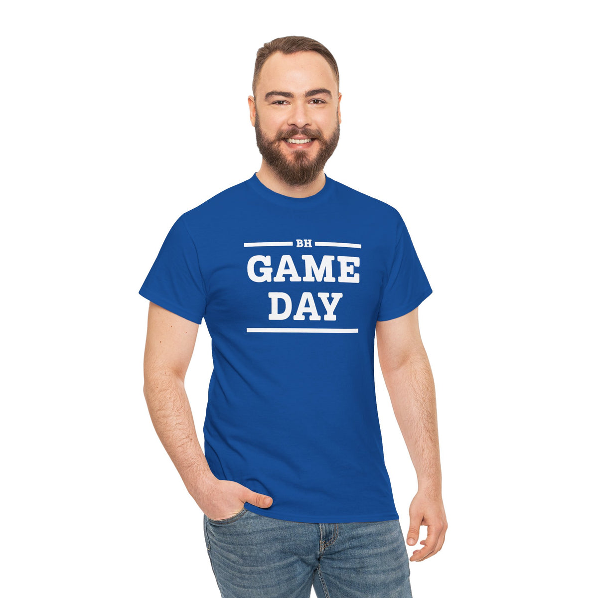 Game Day Team Tee — Personalized Last Name & Number Shirt