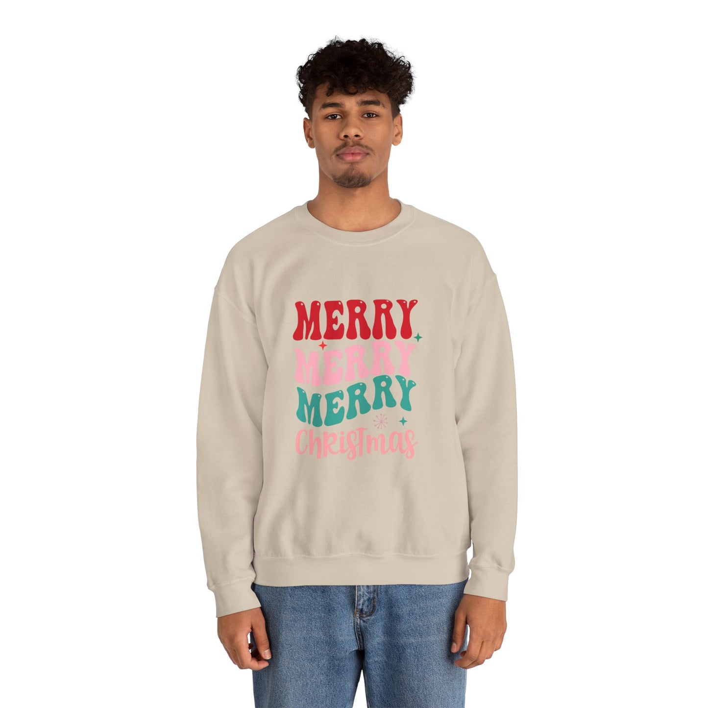 Merry Merry Merry Christmas Sweatshirt