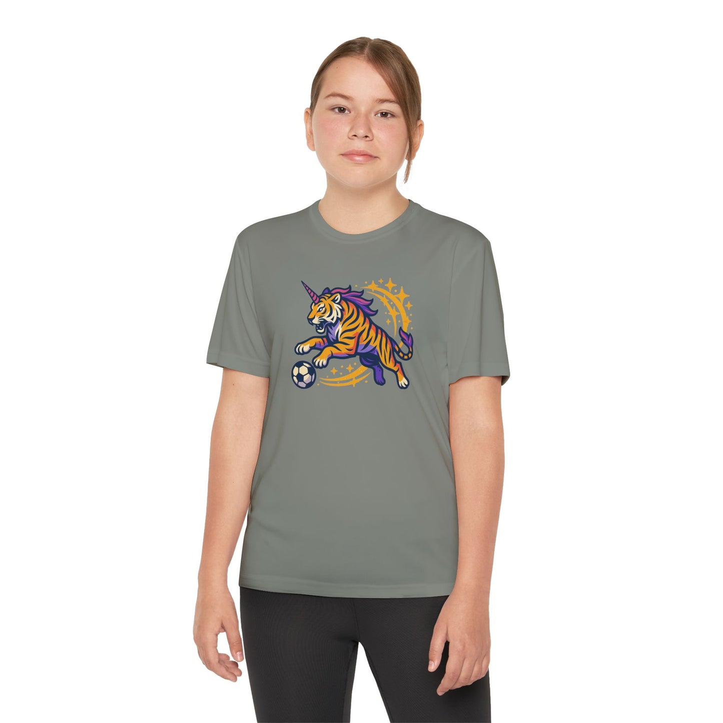 Unicorn Tigers Youth Performance Tee