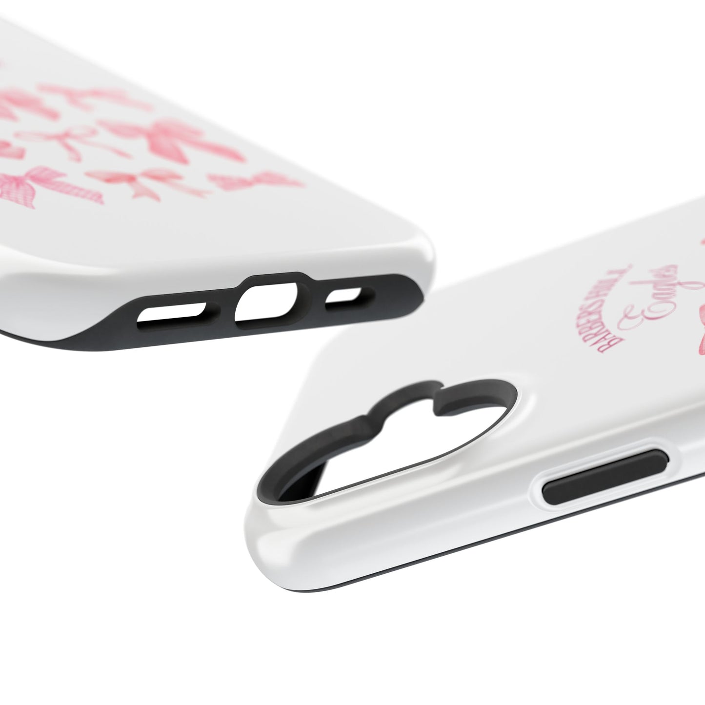 Pink Bow Impact-Resistant Case