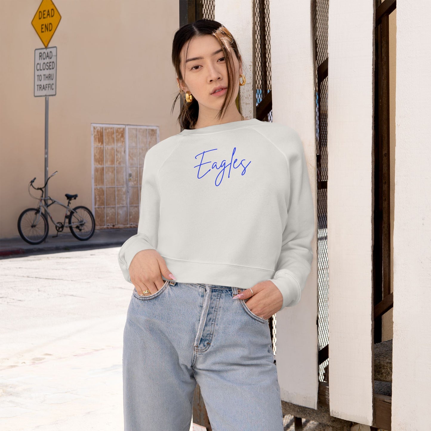 Cropped Eagles Sweatshirt
