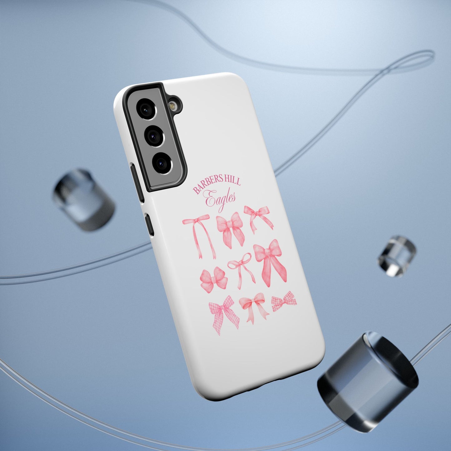 Pink Bow Impact-Resistant Case