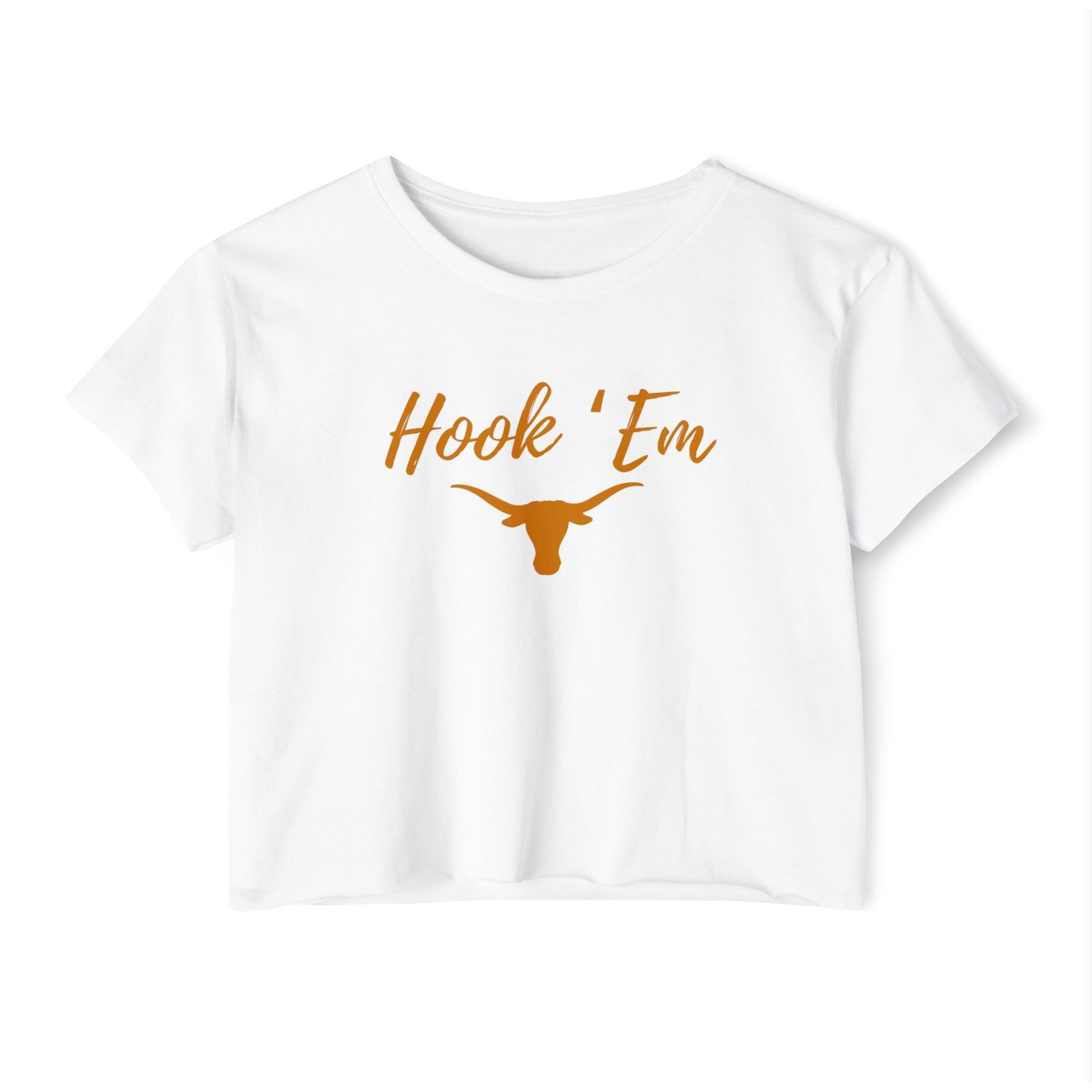 Hook 'Em Cropped Tee