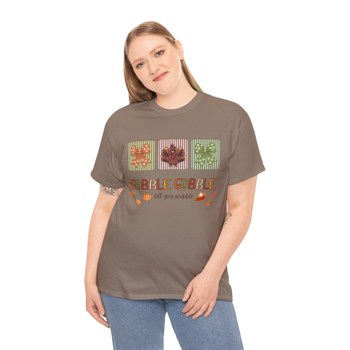 Thanksgiving 'Gobble Gobble' Turkey Tee