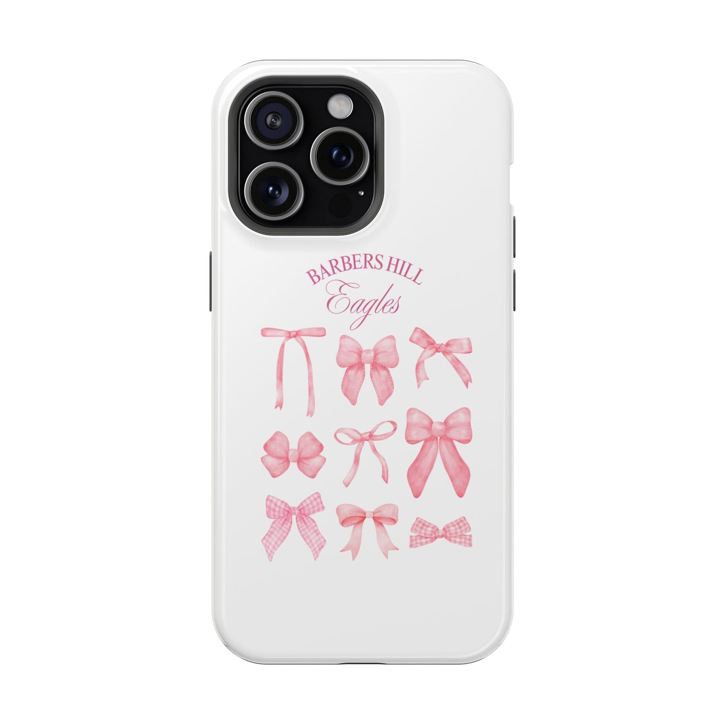 Pink Bow Impact-Resistant Case