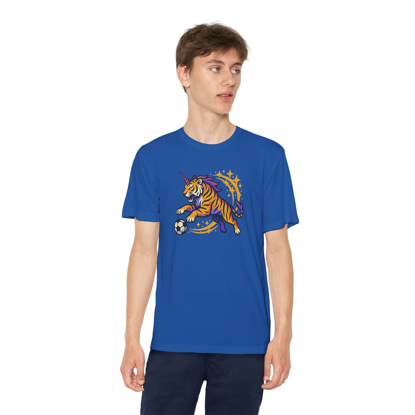 Unicorn Tigers Youth Performance Tee