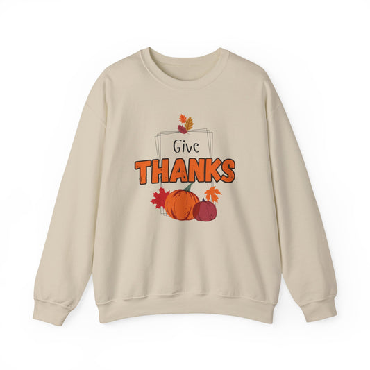 Give Thanks Crewneck Sweatshirt