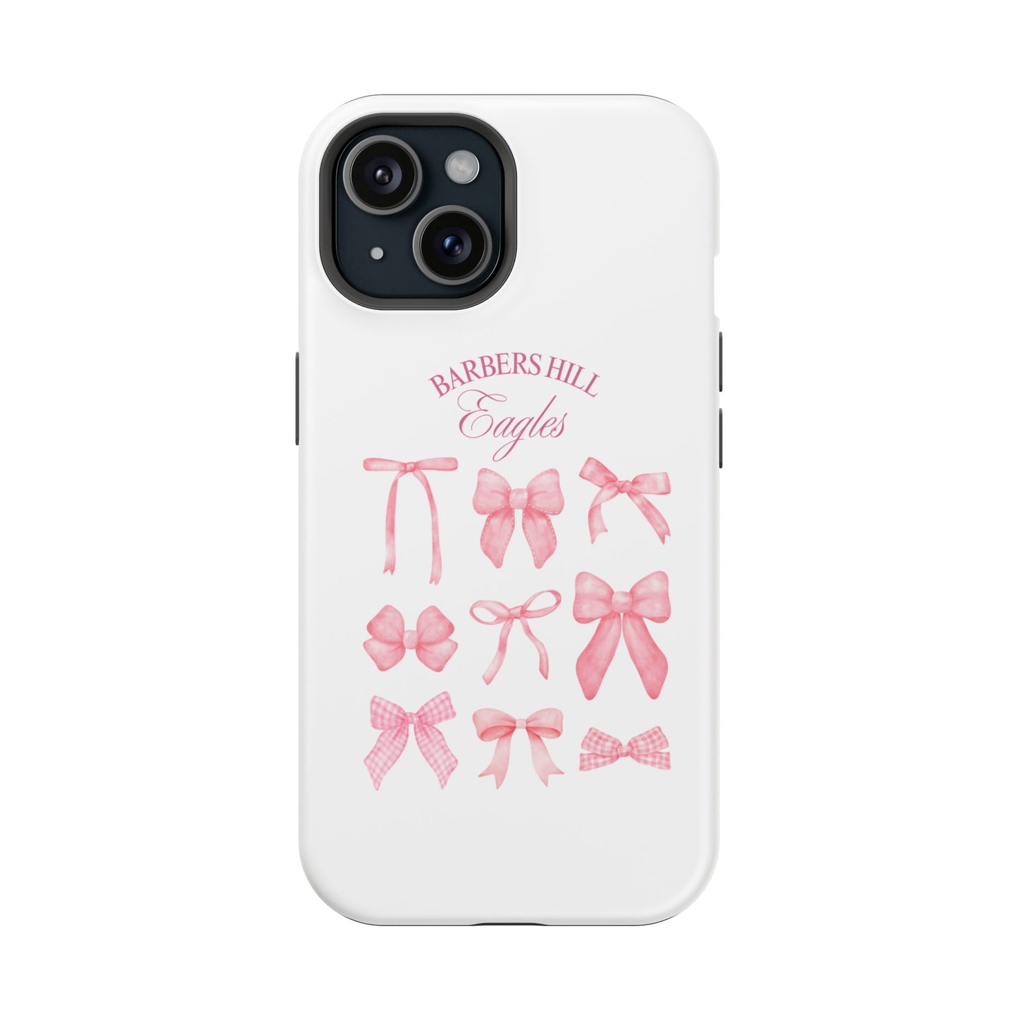 Pink Bow Impact-Resistant Case