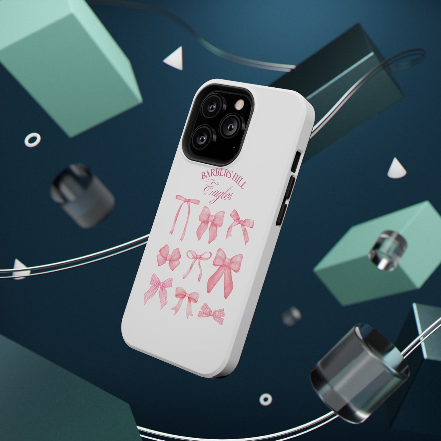 Pink Bow Impact-Resistant Case